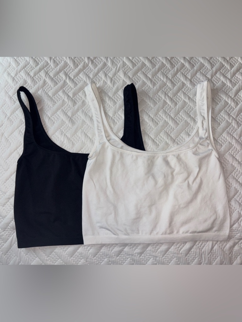 Free People | Long Line Seamless Scoop Neck Tank Bralettes - Set of 2